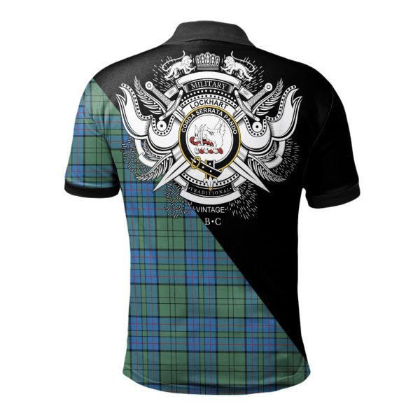 Lockhart Clan - Military Polo Shirt For Discount - Image 2