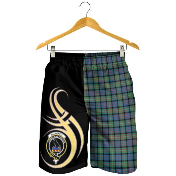 MacDonnell of Glengarry Ancient Tartan Crest Men s Short PM8 Online now - Image 2