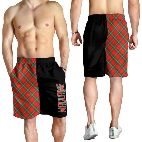 MacLaine of Loch Buie Tartan Crest Men s Short - Cross Style Hot on Sale - Image 2
