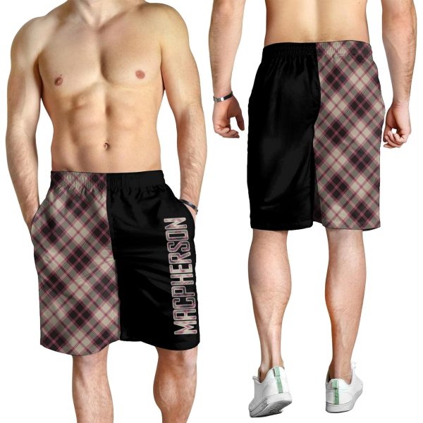 MacPherson Hunting Ancient Tartan Crest Men s Short - Cross Style on Sale - Image 2