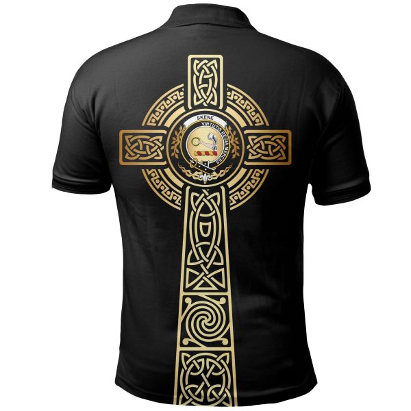 Skene Clan Unisex Polo Shirt - Celtic Tree Of Life Sale - Image 2