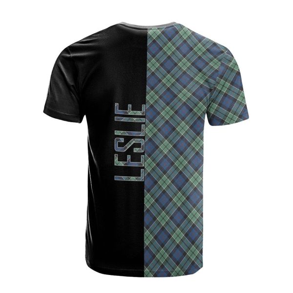 Leslie Hunting Ancient Tartan T-Shirt Half of Me - Cross Style Sale - Image 2