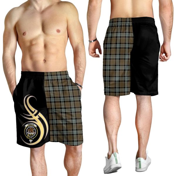 Graham of Menteith Weathered Tartan Crest Men s Short PM8 Discount