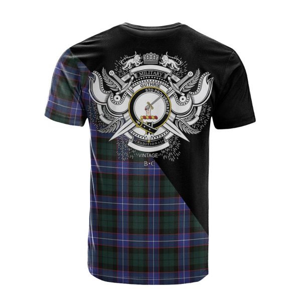 Guthrie Modern Tartan - Military T-Shirt For Discount - Image 2