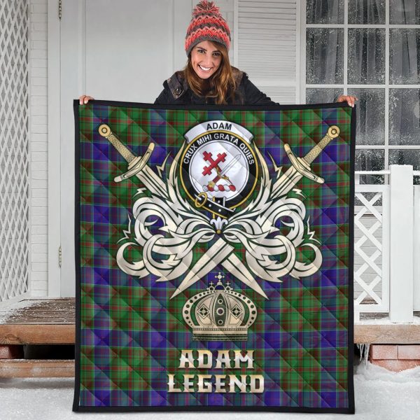 Adam Tartan Crest Legend Gold Royal Premium Quilt Online Hot Sale