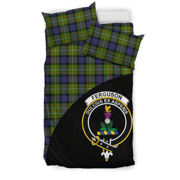 Fergusson Modern Tartan Crest Wave Style Bedding Set Discount - Image 2