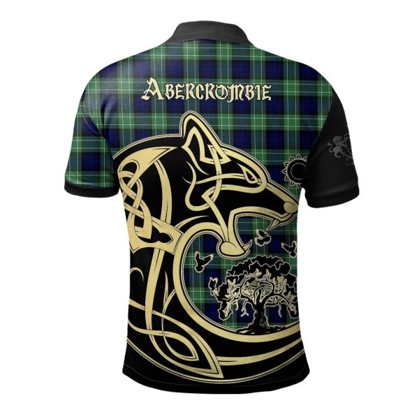 Abercrombie Tartan Polo Shirt Viking Wolf For Discount - Image 2