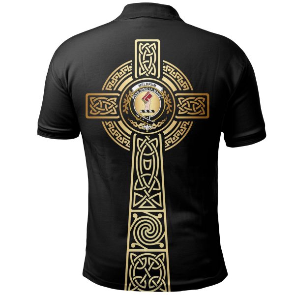 Meldrum Clan Unisex Polo Shirt - Celtic Tree Of Life Fashion - Image 2