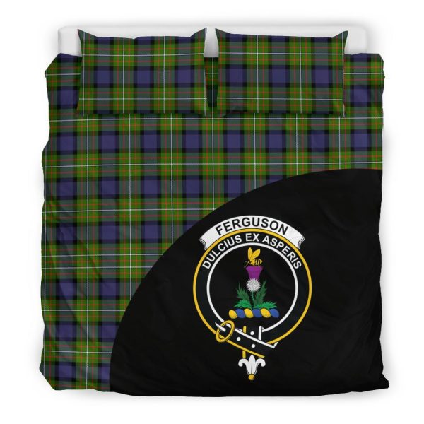 Fergusson Modern Tartan Crest Wave Style Bedding Set Discount