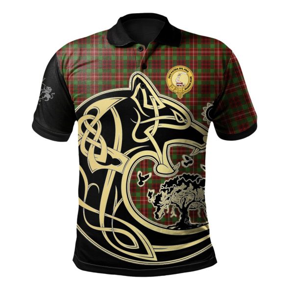 Ainslie Tartan Polo Shirt Viking Wolf Supply