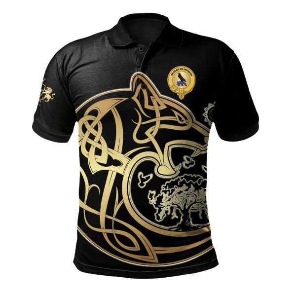 MacDonnell Clan Polo Shirt Viking Wolf Online Sale