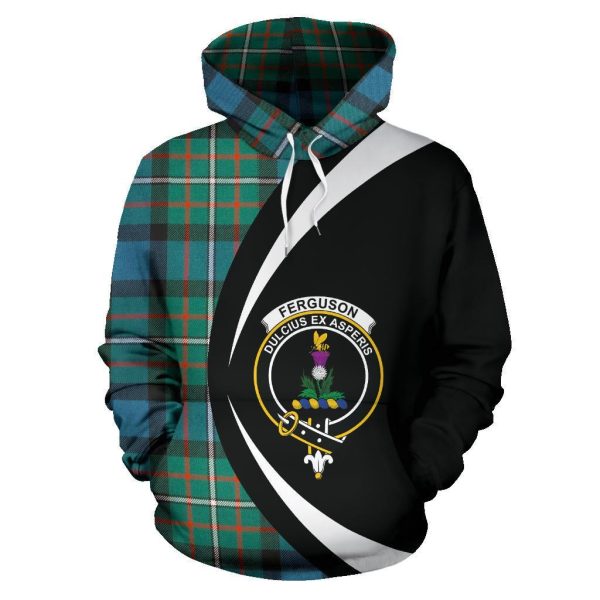 Ferguson Ancient Tartan Crest Hoodie - Circle Style Cheap - Image 2