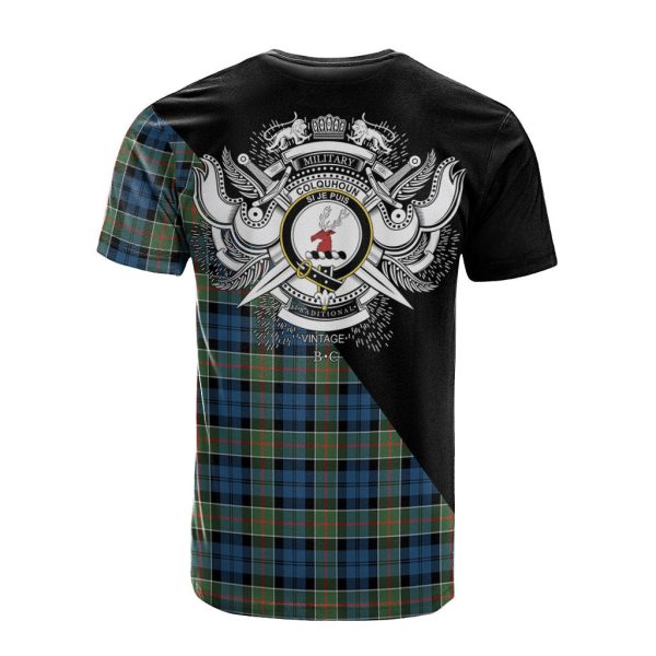 Colquhoun Ancient Tartan - Military T-Shirt Fashion - Image 2