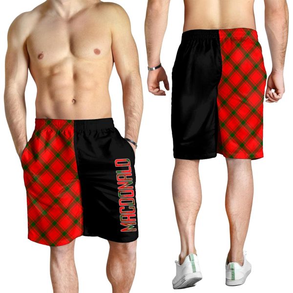 MacDonald of Sleat Tartan Crest Men s Short - Cross Style Discount - Image 2