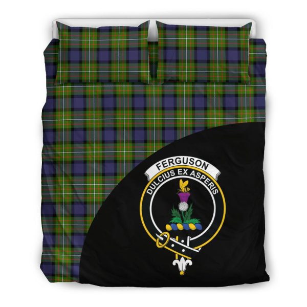 Fergusson Modern Tartan Crest Wave Style Bedding Set Discount - Image 3