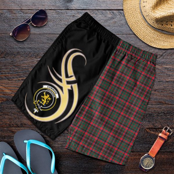 Cumming Hunting Modern Tartan Crest Men s Short PM8 For Cheap - Image 4